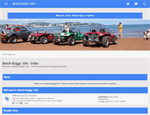 Tablet Screenshot of beachbuggy.info